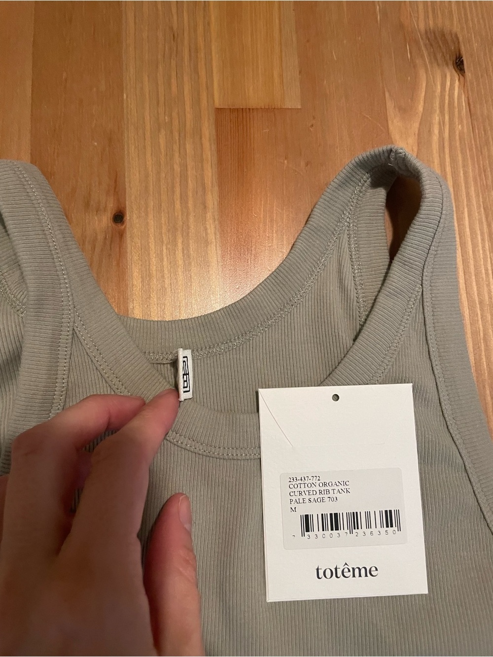 Toteme Curved Rib Tank - Picture 4 of 10